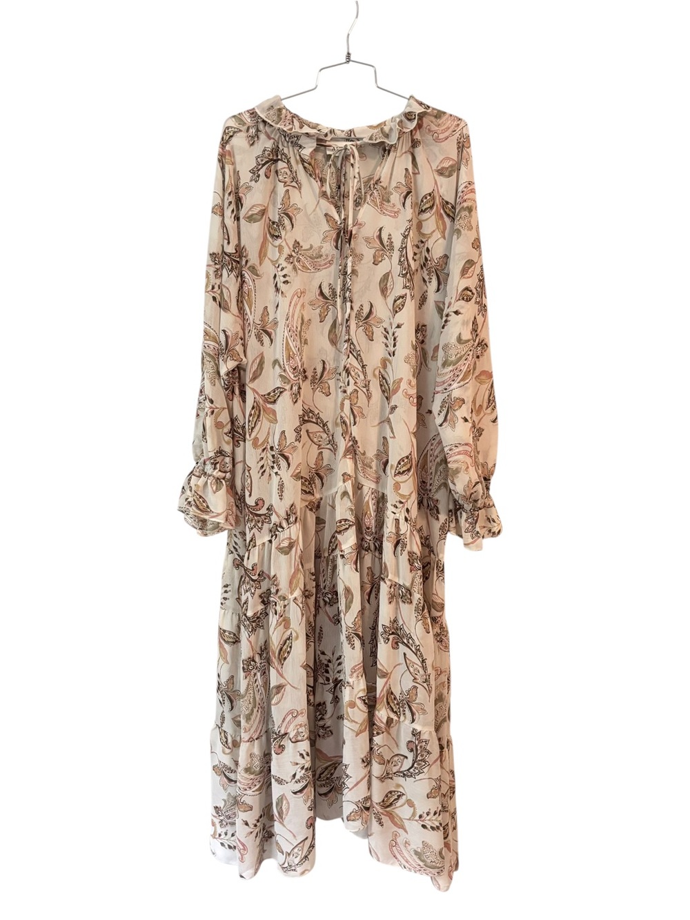 Anthropology Aura Paisley Prairie Style Peasant Boho Paisley Size S